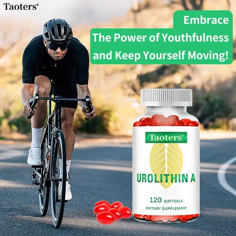 Antioxidant Supplement with Urolithin A - Natural Pomegranate Capsules for Heart Health Joint Support for Men and Women