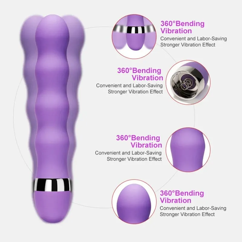 Multi Speed G Spot Vibrator Vagina Clitoris Stimulator Butt Plug Anal Adult Sex Toy for Women Men Couples Silicone Dildo — image 5