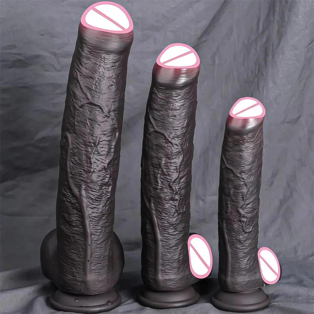 Realistic Long Dildo Black Anal Plug Zabawki Erotyczne Big Penis Butt Plug Long Dick Sex Toys for Women Men Phallus Anal Dilator — image 5