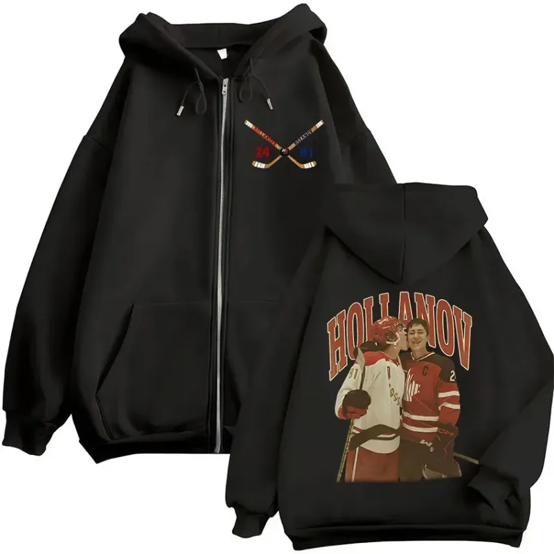 Heated Rivalry Ilya Rozanov 81 Boston Raiders Merch Zipper Hoodies Men's Women Clothing Fashion Zip Up Sweatshirts Jackets Coats — image 8