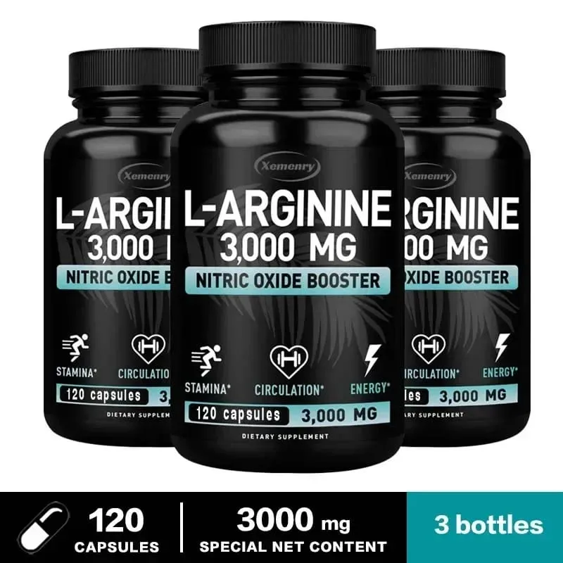 Suplemen L-Arginine Meningkatkan Daya Tahan -Peningkatan untuk Kekuatan Tenaga Sokongan Vaskular dan Daya Tahan Semasa Bersenam | Mas otot