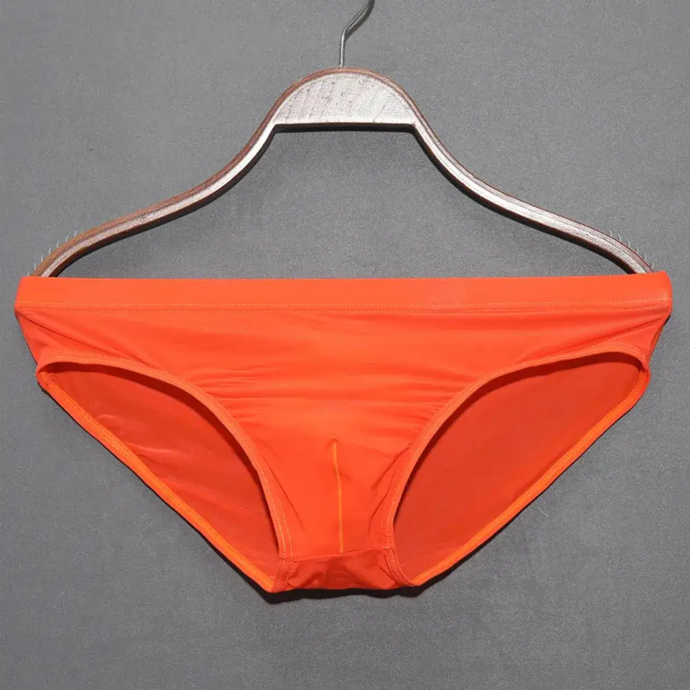 Men's Ice Silk Breathable Briefs Skin Friendly Lingerie Transparent Triangle Pants Mens Sexy Underwear Stretch Male Sexy Panties — image 1