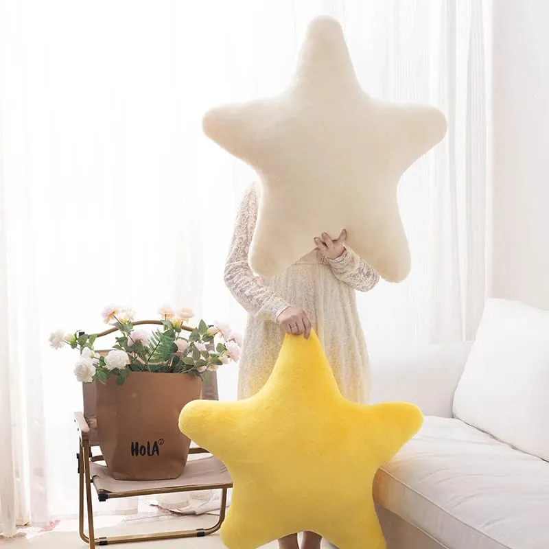 40CM Star Shaped Pillow Decorative Star Pillow For Bed Soft Plush Throw Pillow Cute Pillow Plush Cushion Bedroom Living Room