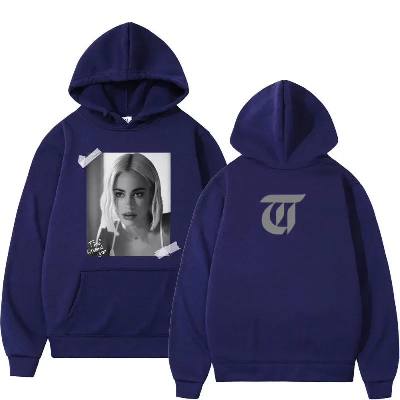 Singer Tini Stoessel Album Vintage Graphic Hoodie Men Women Aesthetic Trend Sportswear Long-sleeved Harajuku Casual Hoodies Tops
