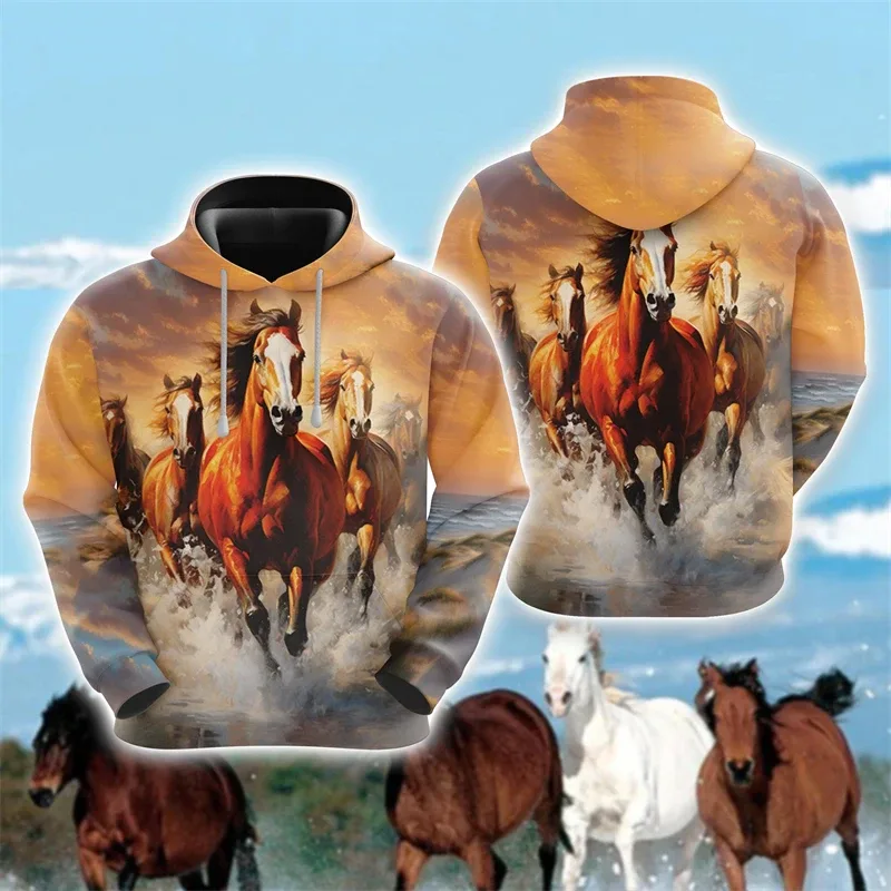 Animal Horse 3D Print Hoodies Autumn Men Women Casual Fashion Oversized Sweatshirts Hoodie Male Pullovers Tracksuit Man Clothing — image 28