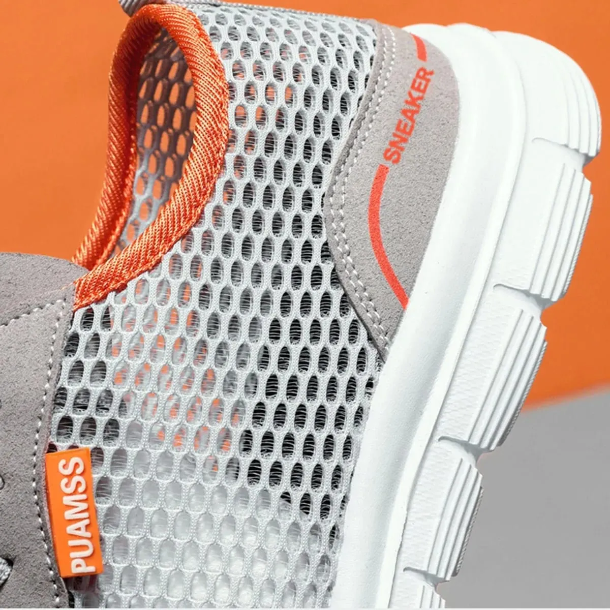 Men Casual Mesh Shoes Summer Breathable Everyday Walking Sneakers Lightweight Non Slip Driving Loafers — image 5