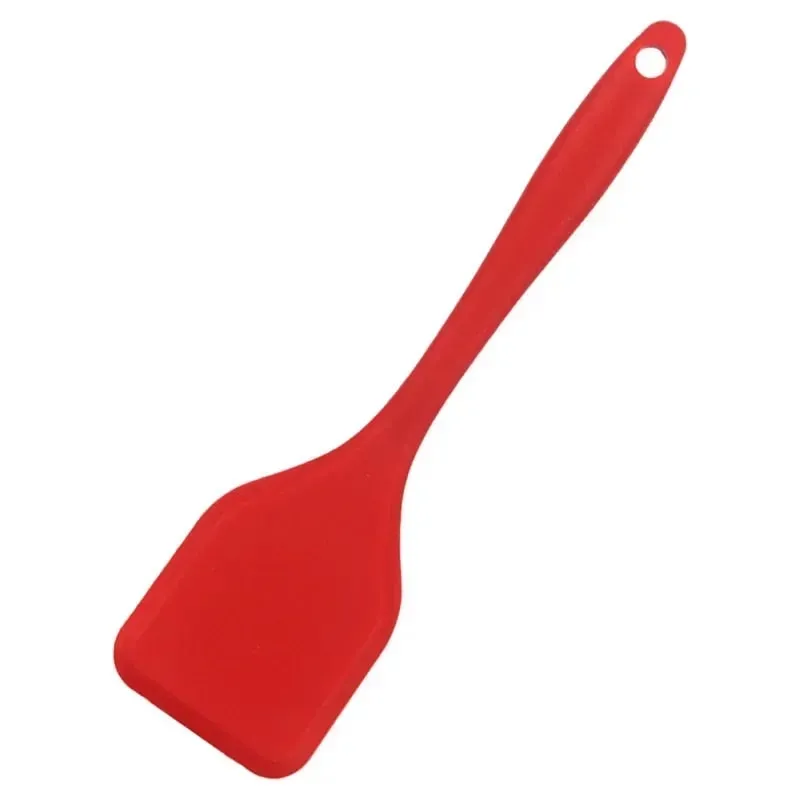 Maliit na 20.5cm Silicone Cooking Leakage Spatula Dense Shovel Fried FishOmelette Shovel Non-stick Spatula Mga Tool sa Pagluluto sa Kusina