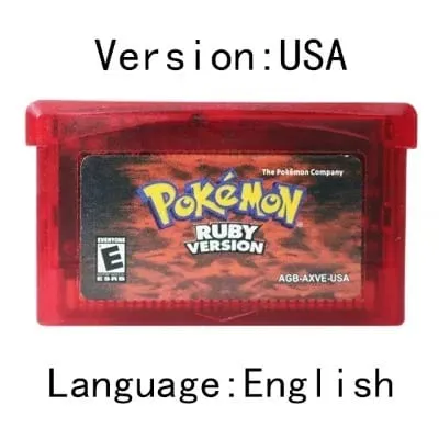 GBA Game Pokemon Series Video Game Cartridge Console Card Pokemon Emerald FireRed Ruby LeafGreen Sapphire Multi-language — image 9