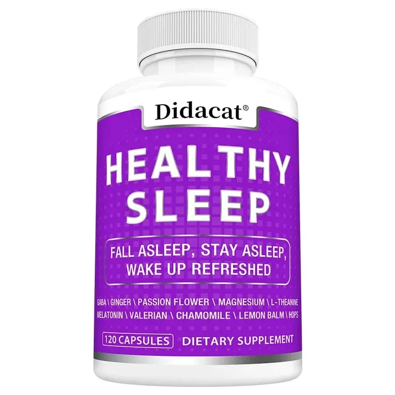 Valerian Capsules - with Magnesium Glycinate Chamomile Promate Sleep Quality Improve Mood Support Immune Health — image 9