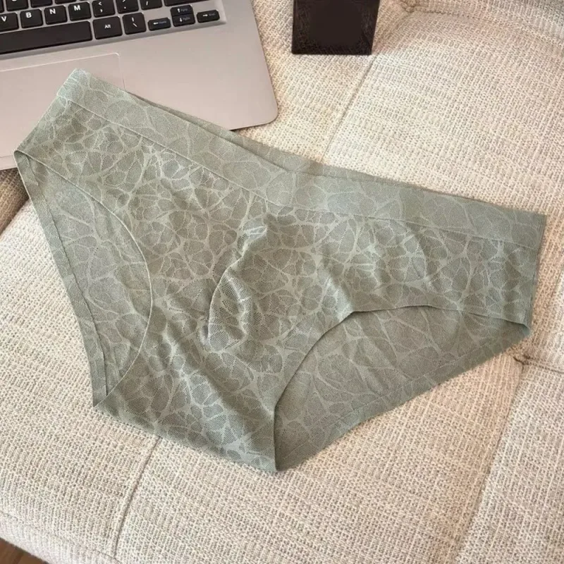 Underpants 3D Bulge Pouch Men's Underwear Lingerie Transparent Mesh Panties Low Waist Thin Triangle Panties Men — image 2