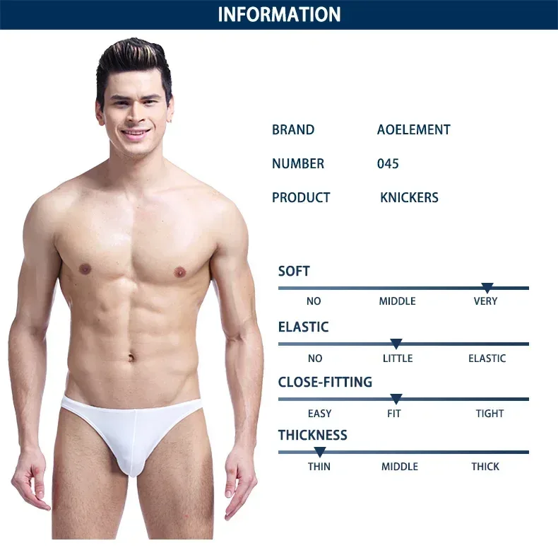 3PCS Summer narrow edge men sports breathable ice silk underpants thin sexy low waist tight seamless small triangle pants — image 13