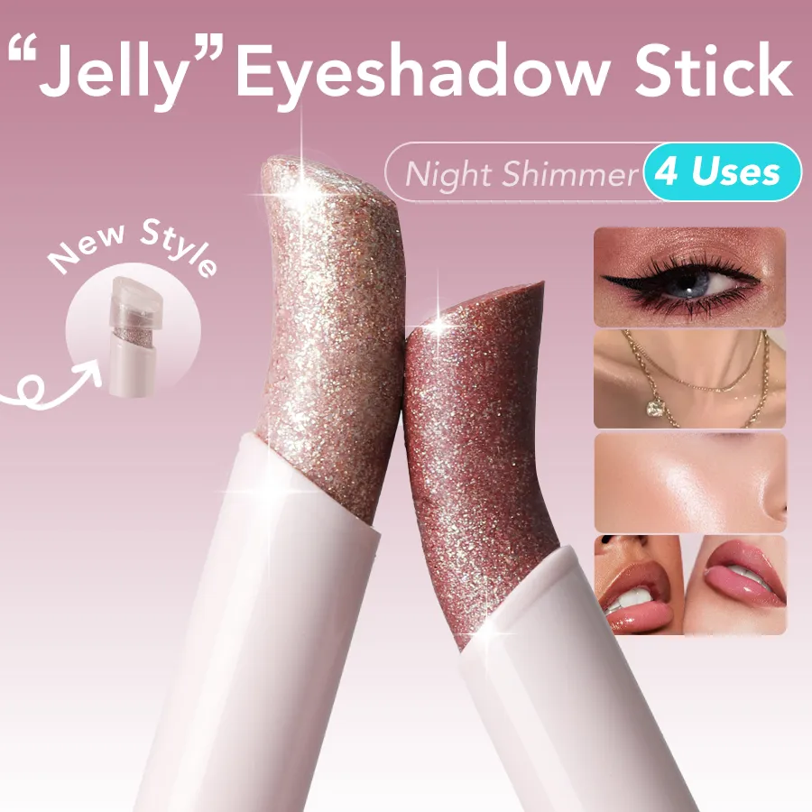Jelly Eye Shadow Stick Water Shining Color Daily Non Flying Powder Novice Waterproof Lasting Makeup Free Liquid Eye Shadow — image 3
