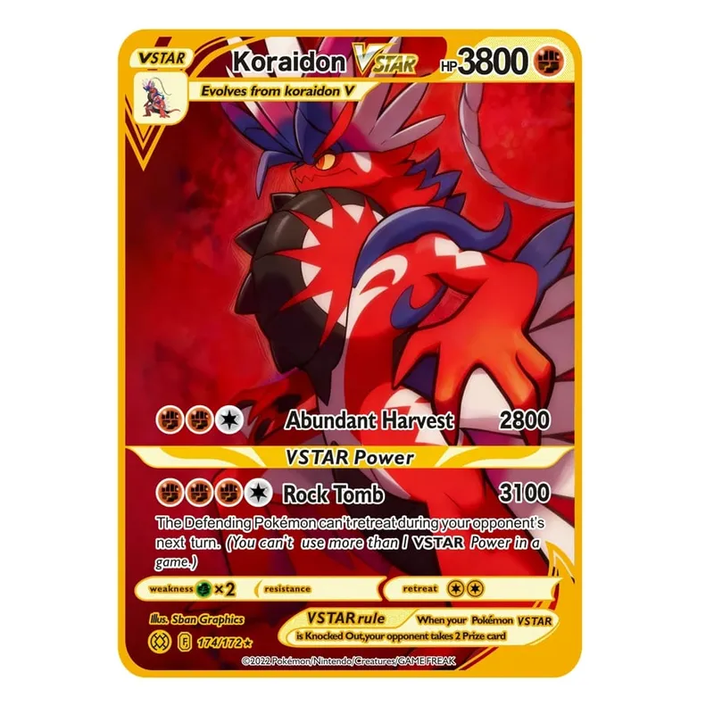 2026 NEW Pokemon Metal Card 10000 Points Arceus Charizard Super Card Golden English Mewtwo Vmax GX EX Anime Collection Card Gift — image 17