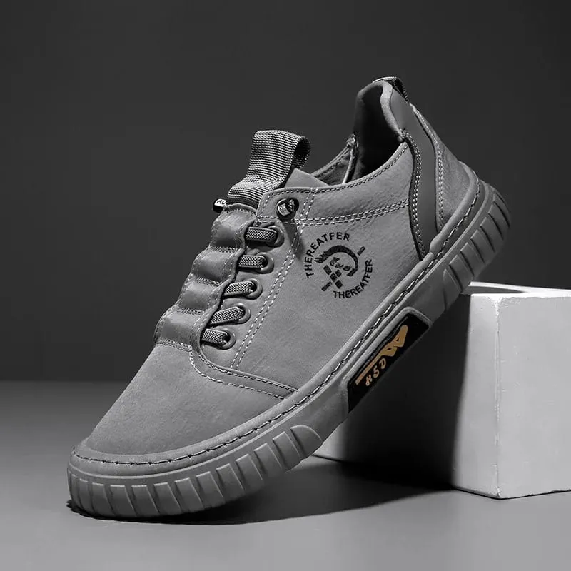 [Men's Skate Sneakers] Sneakers - Men's New Spring/Autumn Skate Shoes - Classic and Versatile - Fashionable and Trendy - Suitable for Daily Wear and Outdoor Leisure - Ideal as Birthday Gifts Christmas Gifts and Halloween Gifts