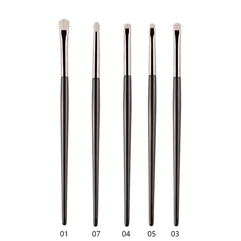1ks White Pony Hair štětce na make-up na oční stíny Small Smudge Precision Crease Detail Bevel Eye Shadow Make up brush Liner Lip