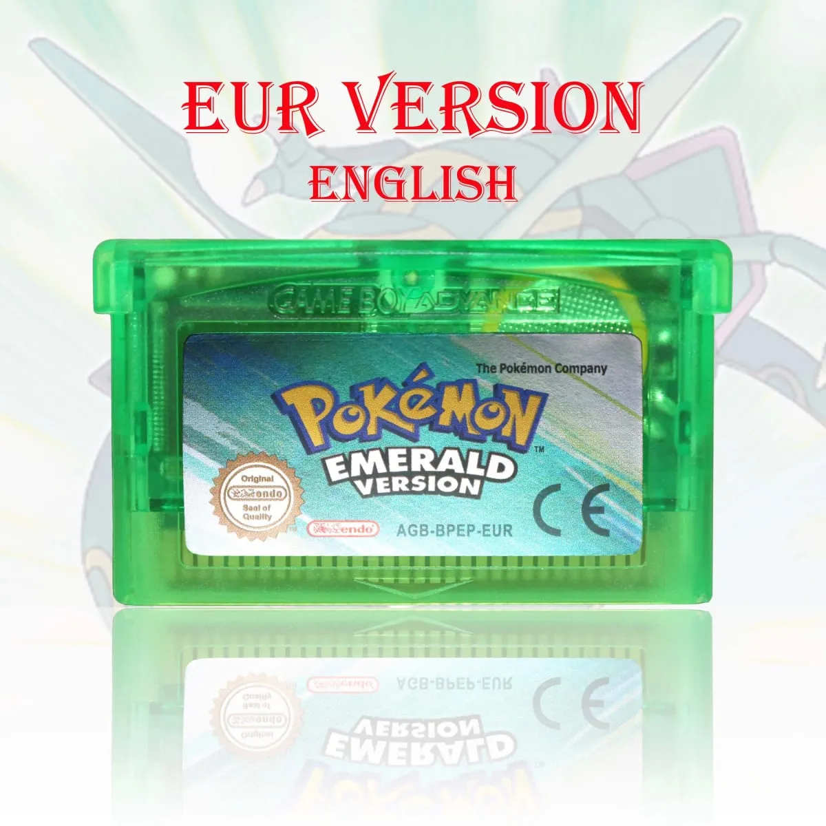 GBC/GBA EUR Version Pokemon Crystal/Yellow/Emerald/Fire Red/Leaf Green Game Cartridge Video Game Card High Quality with Battery — image 6