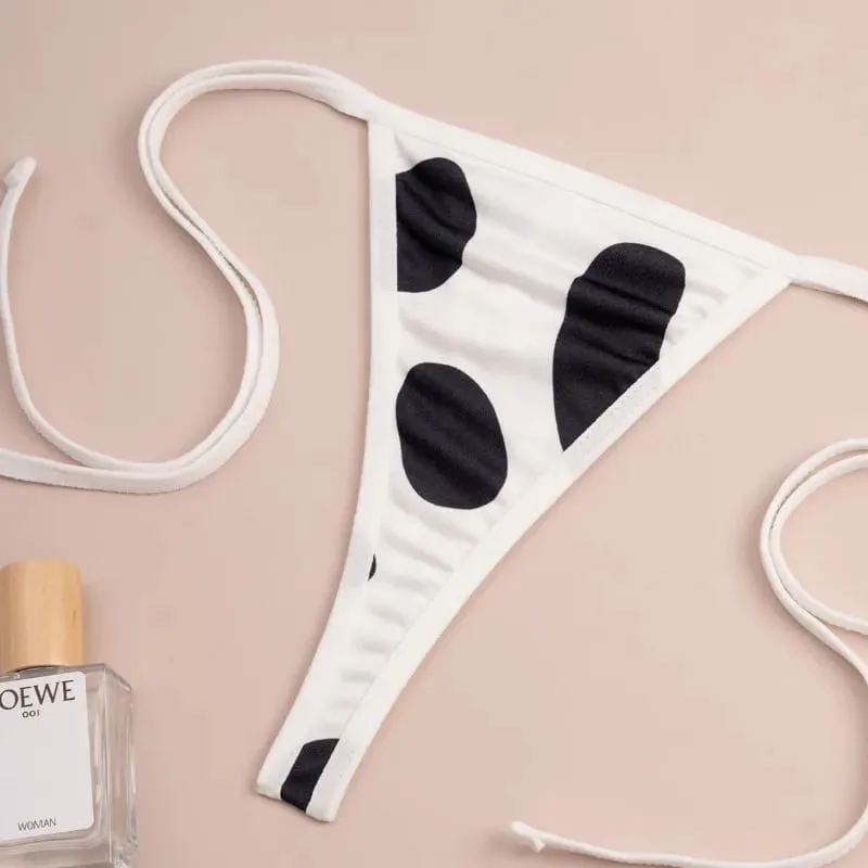 Sexy Underwear European and American Sexy Women's Lingerie Set - Pajama Set (2-piece) Micro Bikini Plus Size Lingerie — image 6