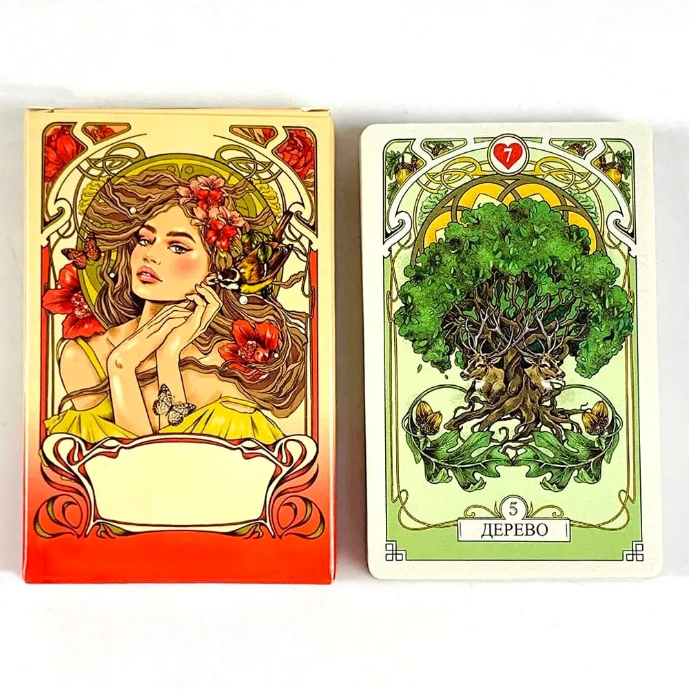 New Oracle Cards A 37 Deck Russian Version Board Playing Games Oracle Cards For Family and Friends Party Holiday Games — image 1
