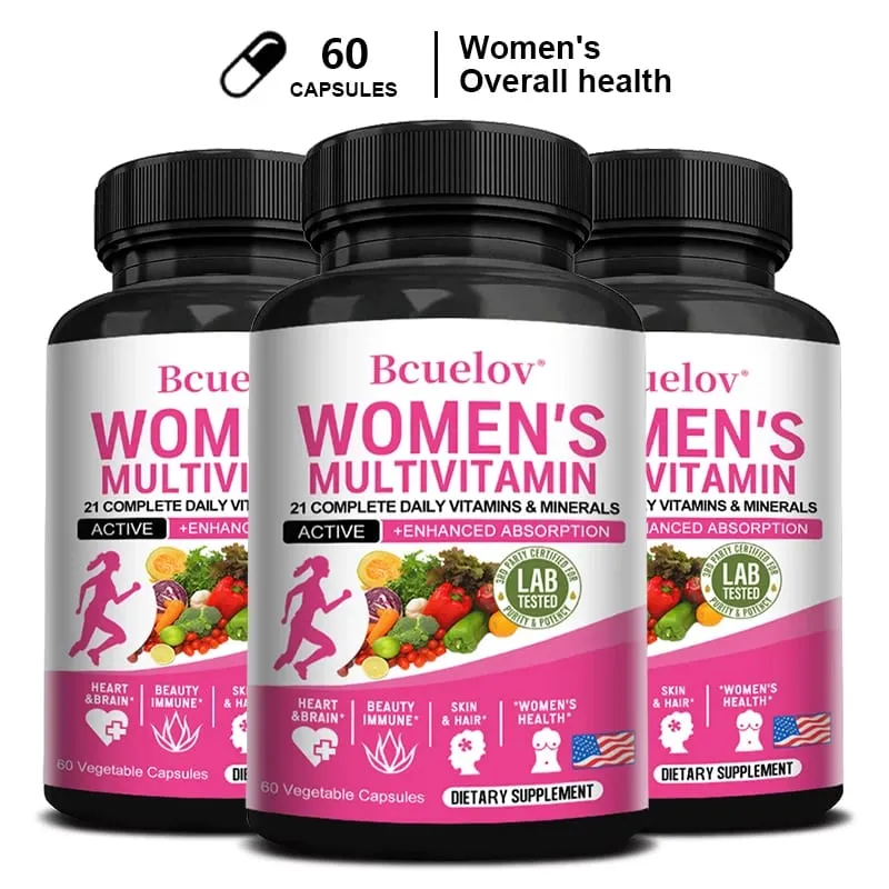 Multivitamin Minerals Capsules Zinc & Vitamin ACEDK Improve Immunity Healthy Hair & Skin & Nails for Women — image 10