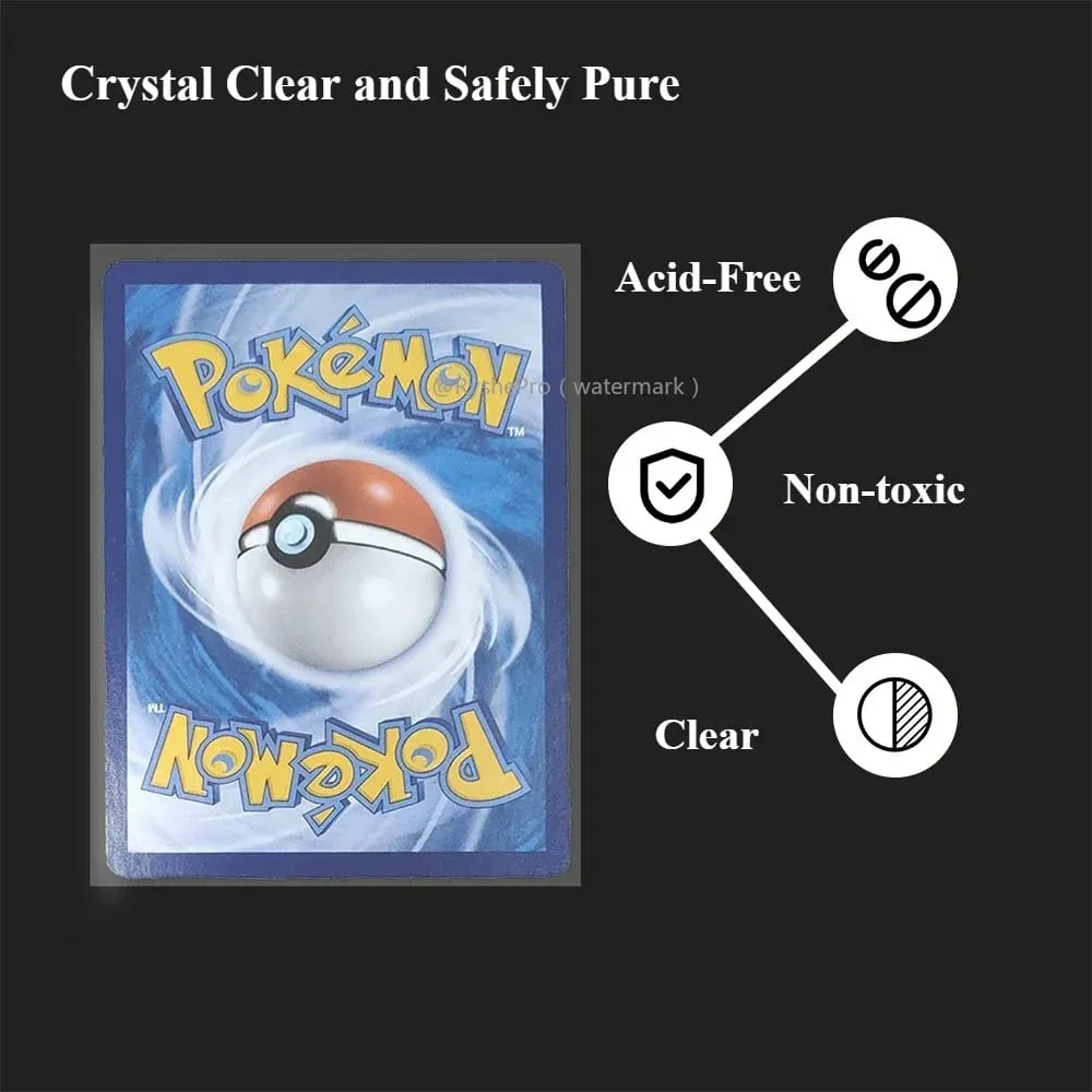 100ks Hot Transparent MTG Card Sleeves Standardní velikost Průhledný TCG Card Protector Vnitřní kryt karty pro sportovní stolní hry 64x89mm — image 4