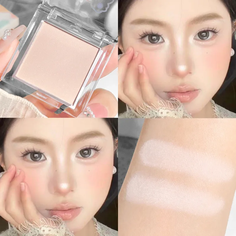 White Matte Eyeshadow Palette Cut Crease Base Highlighter Waterproof Long Lasting Brightening Eye Makeup Shell — image 10