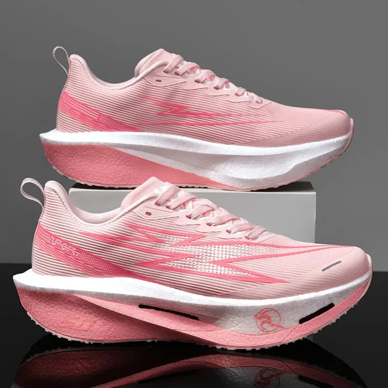 Running Shoes Men Sports Carbon Board Speciality Marathon Breathable Lightweight Women's Comfortable Athletic Nonskid Sneakers — image 8