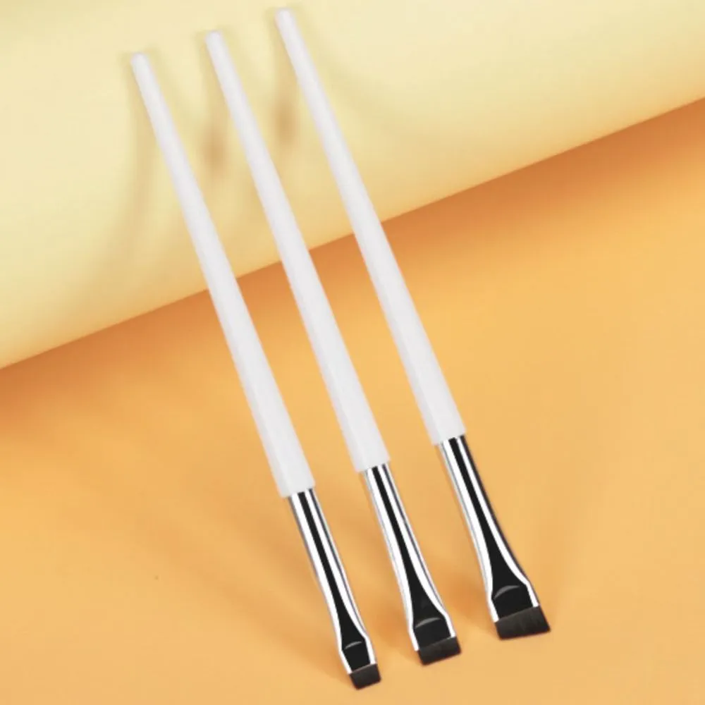 Up Tool Oblique Cosmetics Brush Beauty Blade Makeup Borstar Liner Brow Brush Vinklad Fin Eyeliner Borstar Platt ögonbrynsborste — image 2