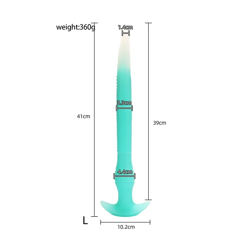 Mjuk flytande silikon Långa tentakler Analpluggar Lämpliga för alla spelare som en vuxen sexleksak Vaginal och anal stimulerande enhet