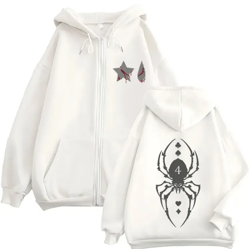 Japanese Anime Hunter X Hunter Spider Phantom Troupe Zipper Hoodies Men Women Casual Long Sleeves Zip Up Sweatshirts Jacket Coat — image 4