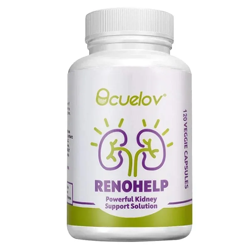 Supplément naturel de soutien des reins – Soutient la santé des reins et nettoie, répare les dommages et la fonction normale 120 capsules