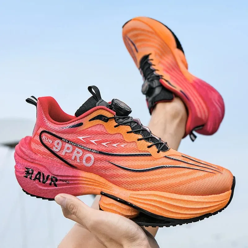 Men's New Sneakers Carbon Plate Cushioning Running Shoes 9PRO MAX Jogging Breathable Mesh Non-Slip Outdoor Shoes Off-road Shoes — image 3