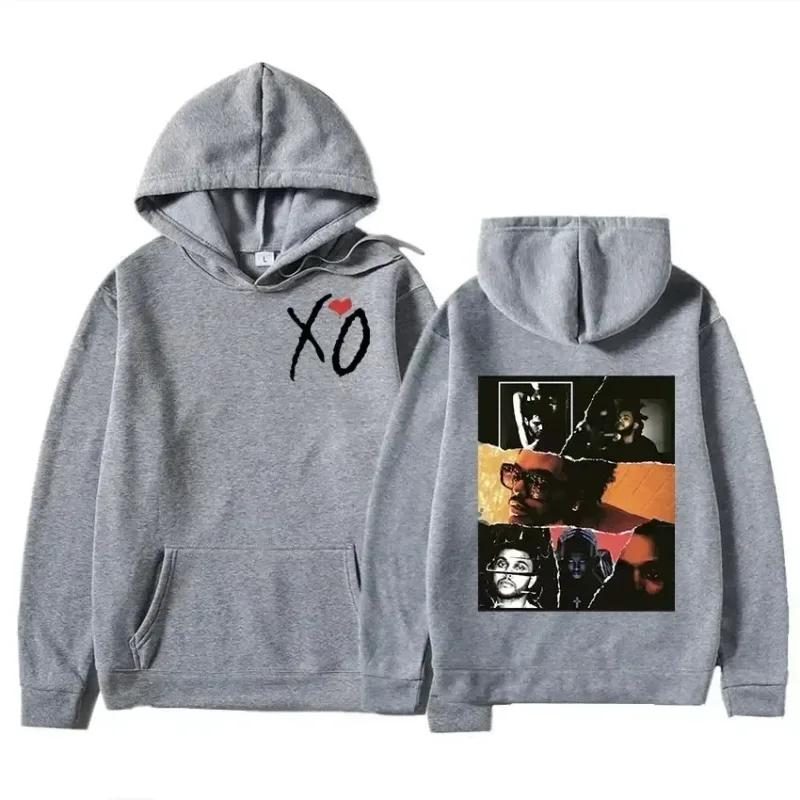 Retro The Weeknd Graphic Hoodie After Hours Til Dawn Oversized Sweatshirt Men's Women's Hip Hop Rock Hoodies Harajuku Streetwear