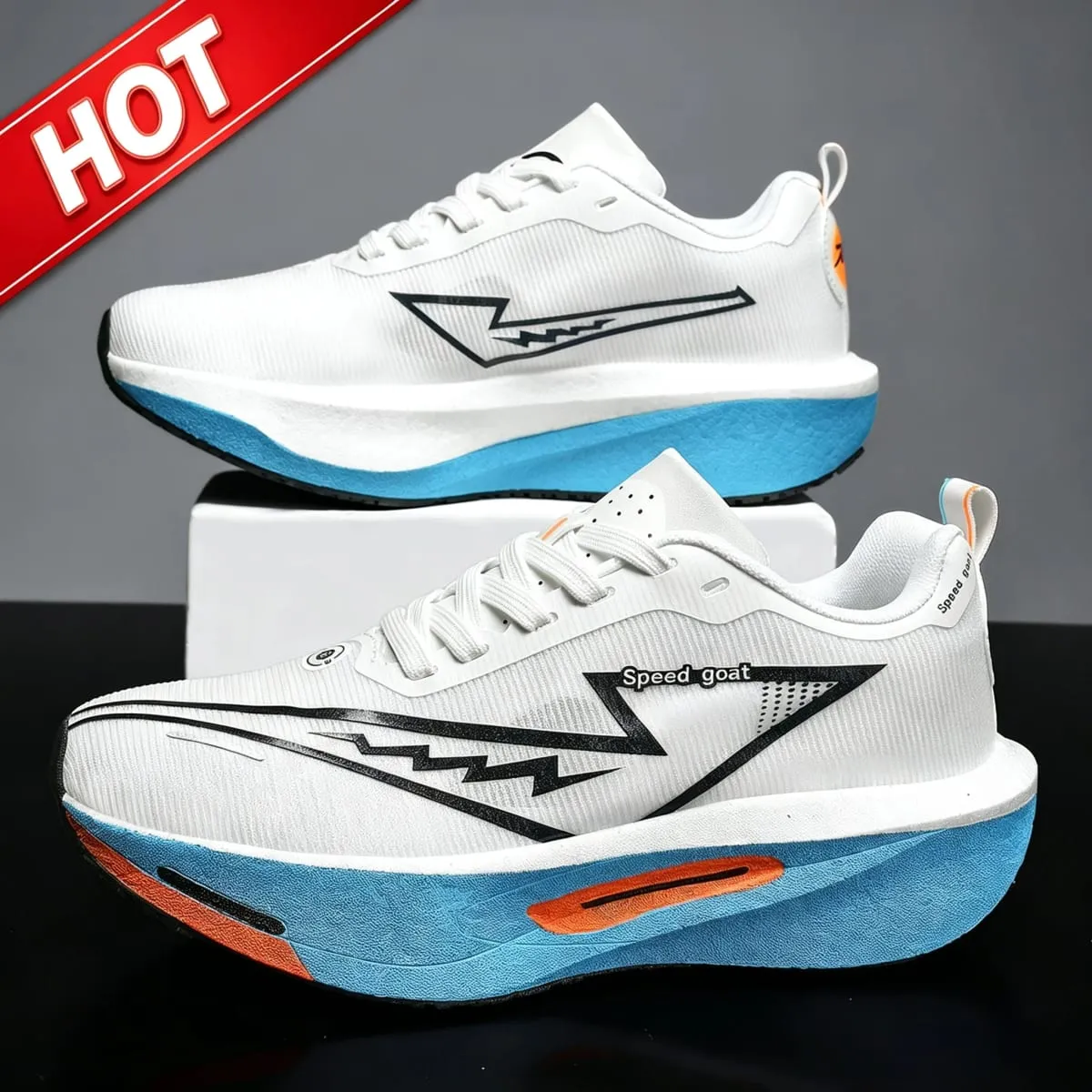New Four-Season Versatile Non-Slip Shock-Absorbing Technology Carbon Plate Sports Casual Shoes Running Shoes Fitness Shoes Unise — image 2