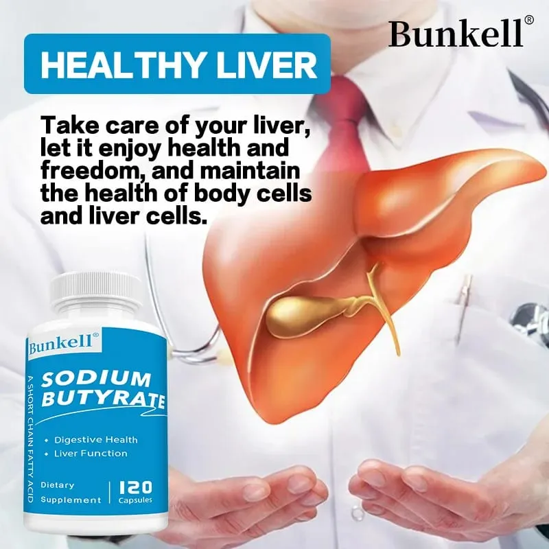 Sodium Butyrate Gut Health Supplement Postbiotic for Gut Stomach & Digestive Gut Wellness 120 Vegan Capsules — image 5