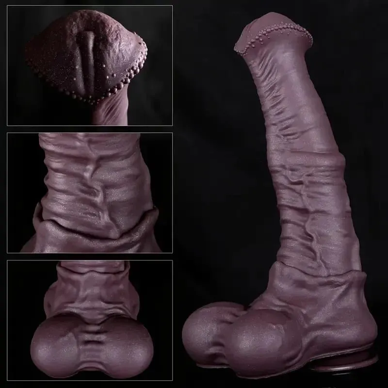 Dildo Horse Dick Anal Plug in Four Colors Noctilucent Butt Sex Toys Prostate G-spot Massager Anal Penetration Men Masturbator 18 — image 2