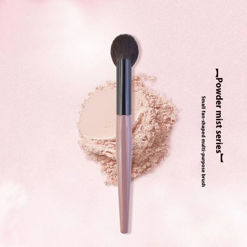 Hot Sale 1 stk Lille Fan Shape Blusher Brush Powder Blush Cream Flydende Blush Makeup Børster Præcise Blush Brush Makeup Værktøj — image 2