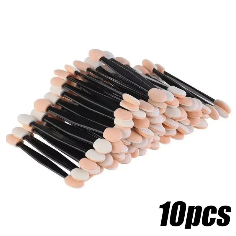 10/30/50pcs Eye Shadow Brushes Make Up Beauty Makeup Tool Reusable Dual Sided Sponge Stick Portable Applicator Accessories