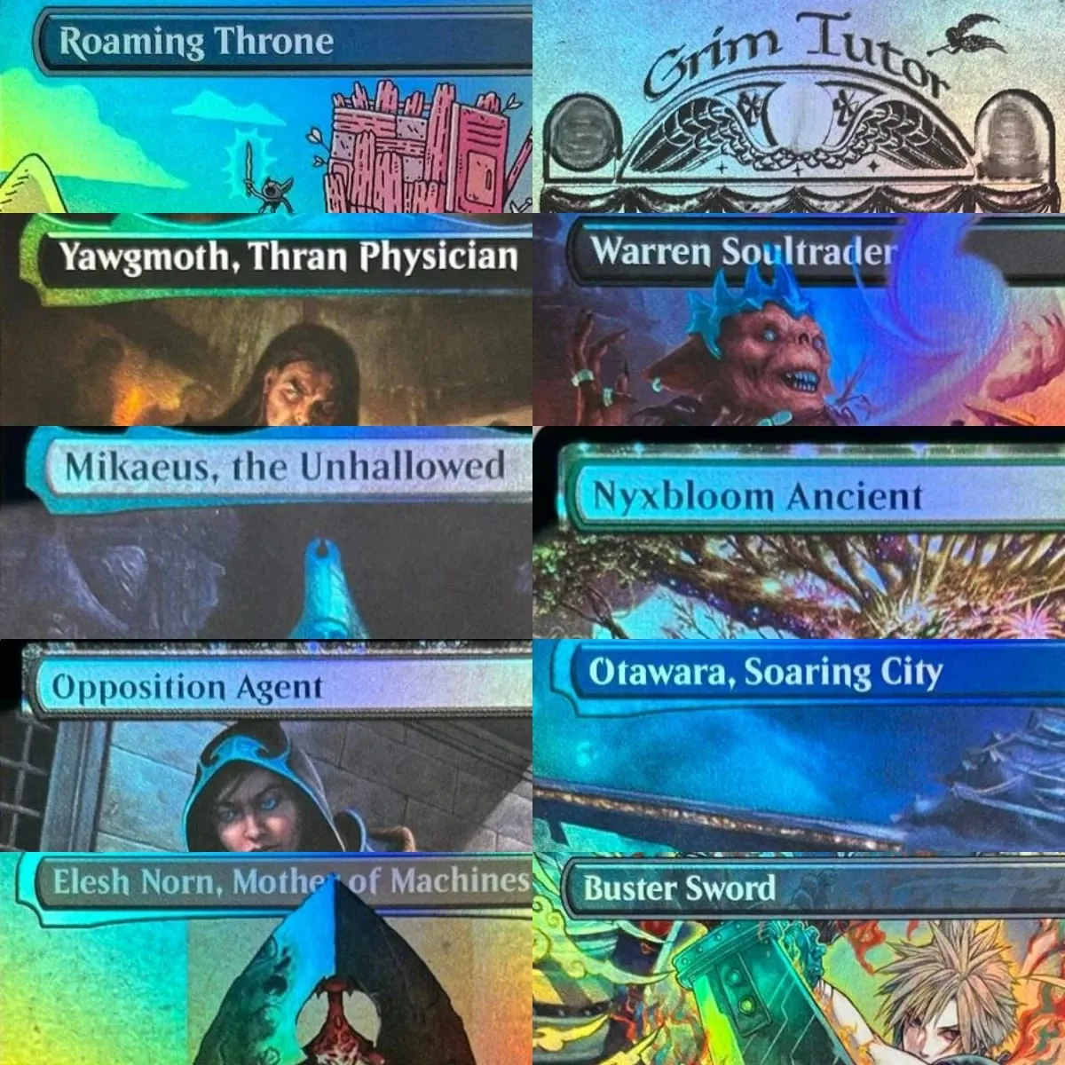 LK47 Foil Buster Sword Dark Ritual Opposition Agent Warren Soultrader Wasteland High-Quality TCG Proxy Cards (Black-Core) — image 1