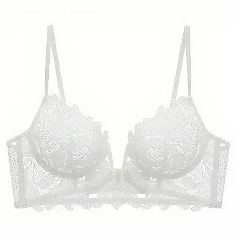 Women Lace Lingerie Set Elegant Sexy Bra Set See Through Underwear Ventilate Ladies Bra and Panty Set — image 12