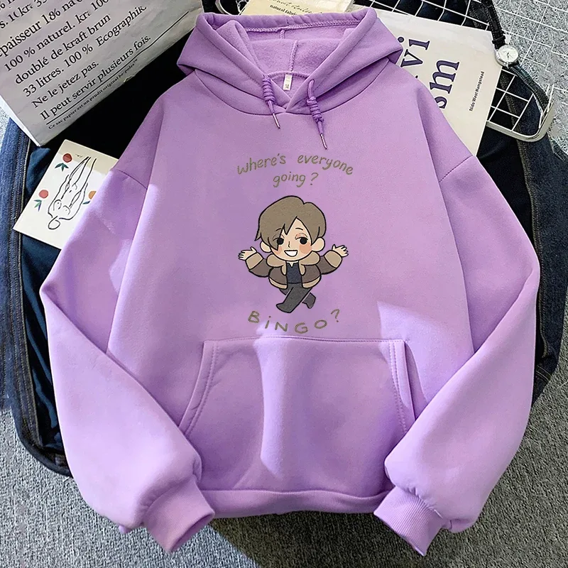 Leon Kennedy Hoodies Fleece Long Sleeve Male Hooded Sweatshirts Rock Band Design Graphic Sudaderas Merch Men Aesthetic Clothes — image 2