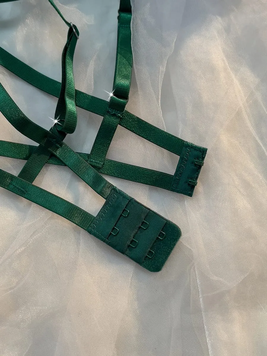 Dame ungdommelig Daisy sommerundertøj semi-transparent broderet sød sød justerbar stil dameundertøj — image 5