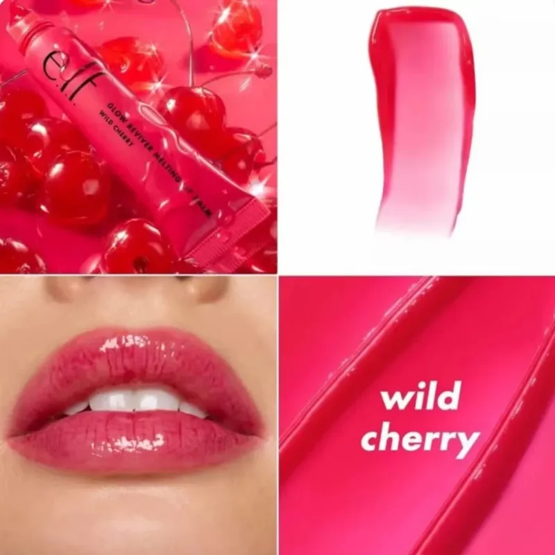 ELF Lip Gloss Natural Shine&Blush Liquid Waterproof and Sweat-Resistant Easy to Smudge Lightweight and Long-Lasting Makeup