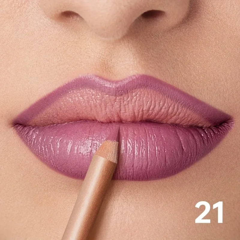 Lápis delineador labial fosco nude de longa duração à prova d'água à prova de manchas contorno preciso fórmula cremosa suave