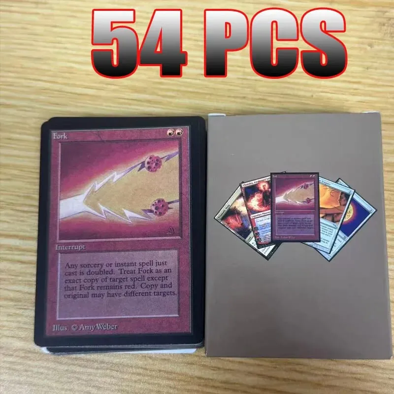 54 Pcs Black Core Cards P9 Dual Land Fetch Land Shock Lands Cards — image 6