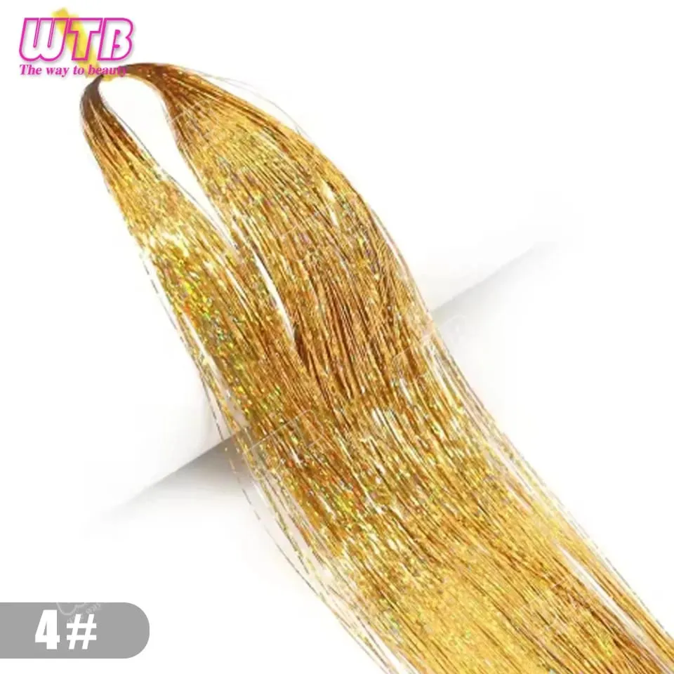 Multi-Color Glitter Synthetic Hair Extension Wig BB Clip Style Suitable for Women and Girls to Wear During Holidays and Events — image 23