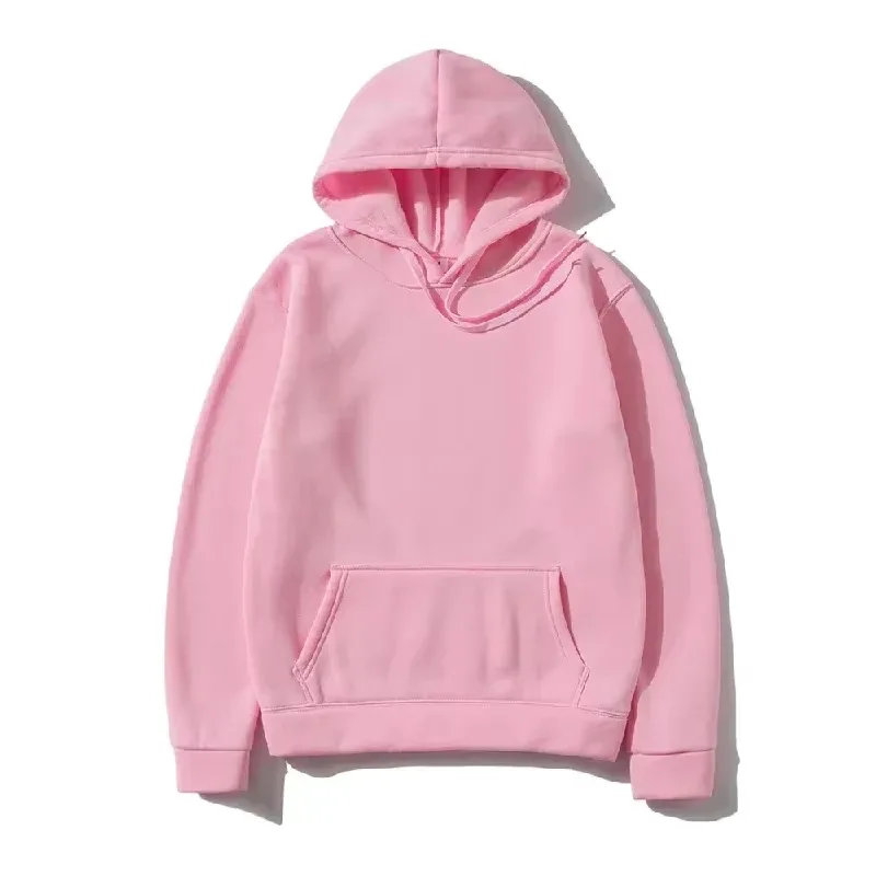 Men's and Women's Solid Color Pocket Hoodies Sports Fitness Sweatshirts Fashionable Casual Pullovers Multi Color — image 16