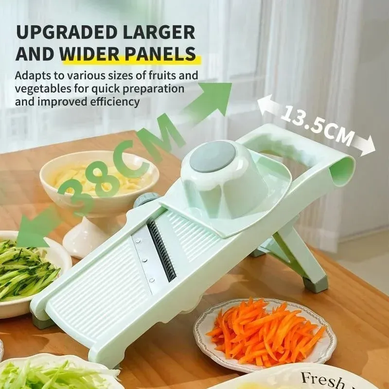 Multi-function Vegetable Slicer Household Fruit And Vegetable Cutter Manual Adjustable Knob Lemon Potato Grater Kitchen Gadgets