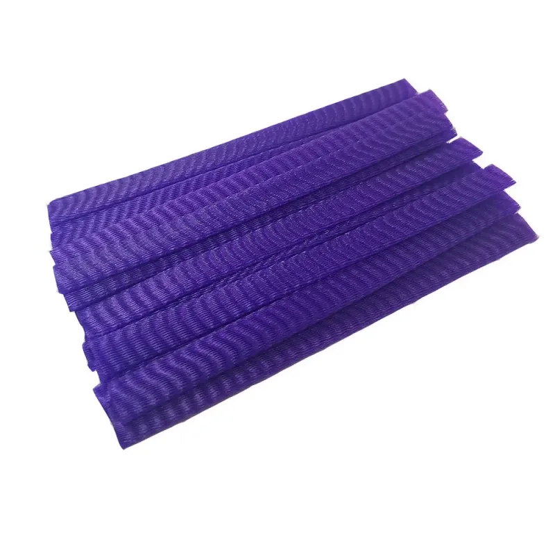 50 pçs pincéis de maquiagem protetores de malha capa beleza malha elástica rede protetora maquiagem cosméticos kits de ferramentas escova net caneta capa