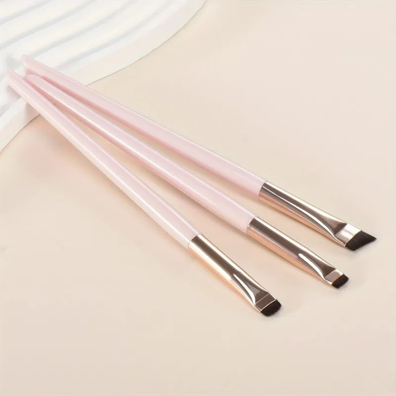 Flat Eyeliner Make up Brush Super Thin Angled Eyeliner Eyebrow Makeup Brushes Professional Exquisite Fine Eyebrow Makeup Tools — image 14