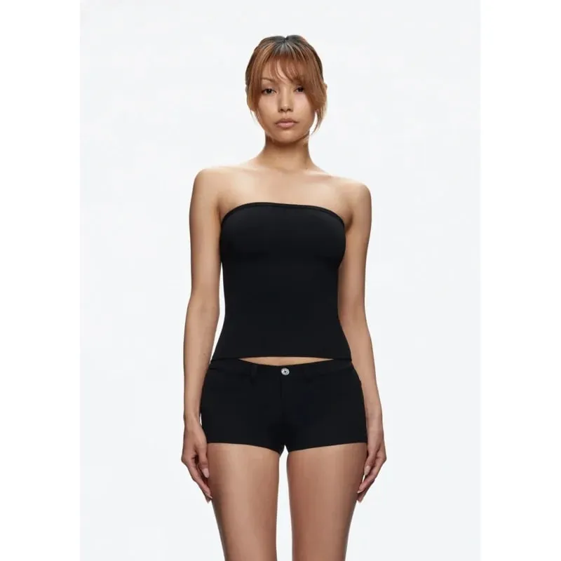 Tank Summer Women's Basic Tube Top Sexy Vest Fabric with High Elasticity and Skin-Friendly Top — image 6